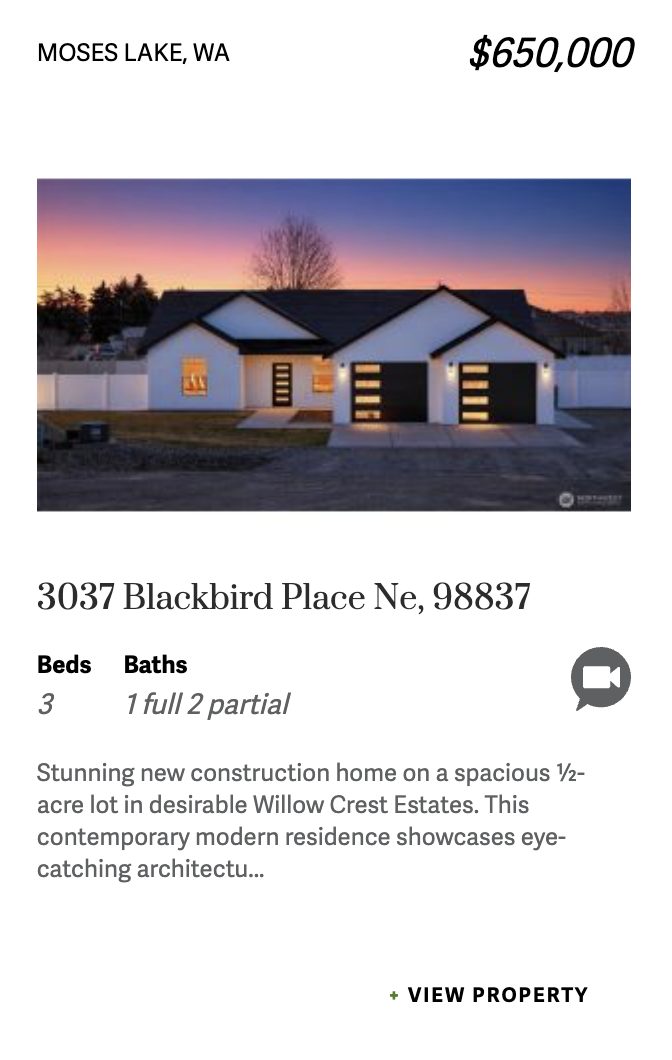 3037 Blackbird Place NE Moses Lake, WA 98837